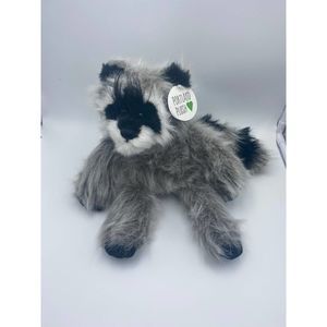 Portland plush Raquel Raccoon color gray & black
